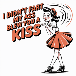 I Didn’t Fart, My Ass Blew You a Kiss